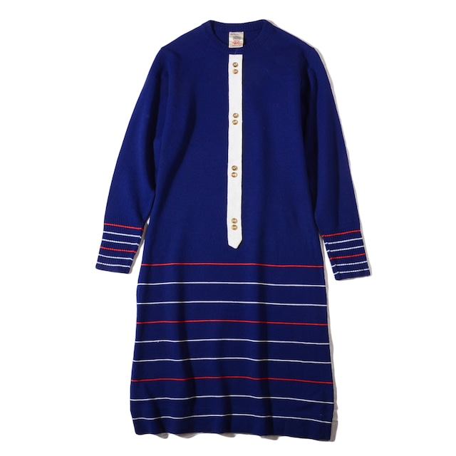 CONFEZIONI SILI / Italy  used   knit shirt dress