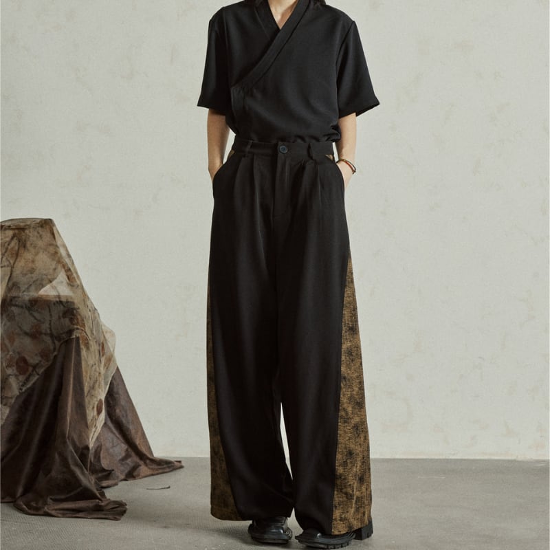 サイドパネル ワイドパンツ MPA0028