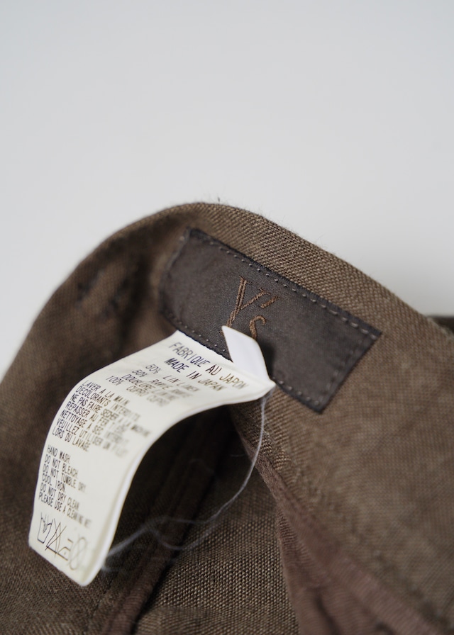Y’a for men 07SS linen straight pants