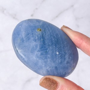 セレスタイト・ペリドット共生 パーム