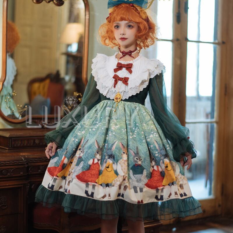 星系　ブラック　かわいい　ワンピース ゴスロリ 衣装　ドレス　lolita 森