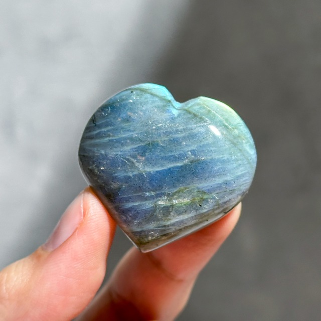 ラブラドライト ハート55◇ Labradorite ◇天然石・鉱物・パワーストーン