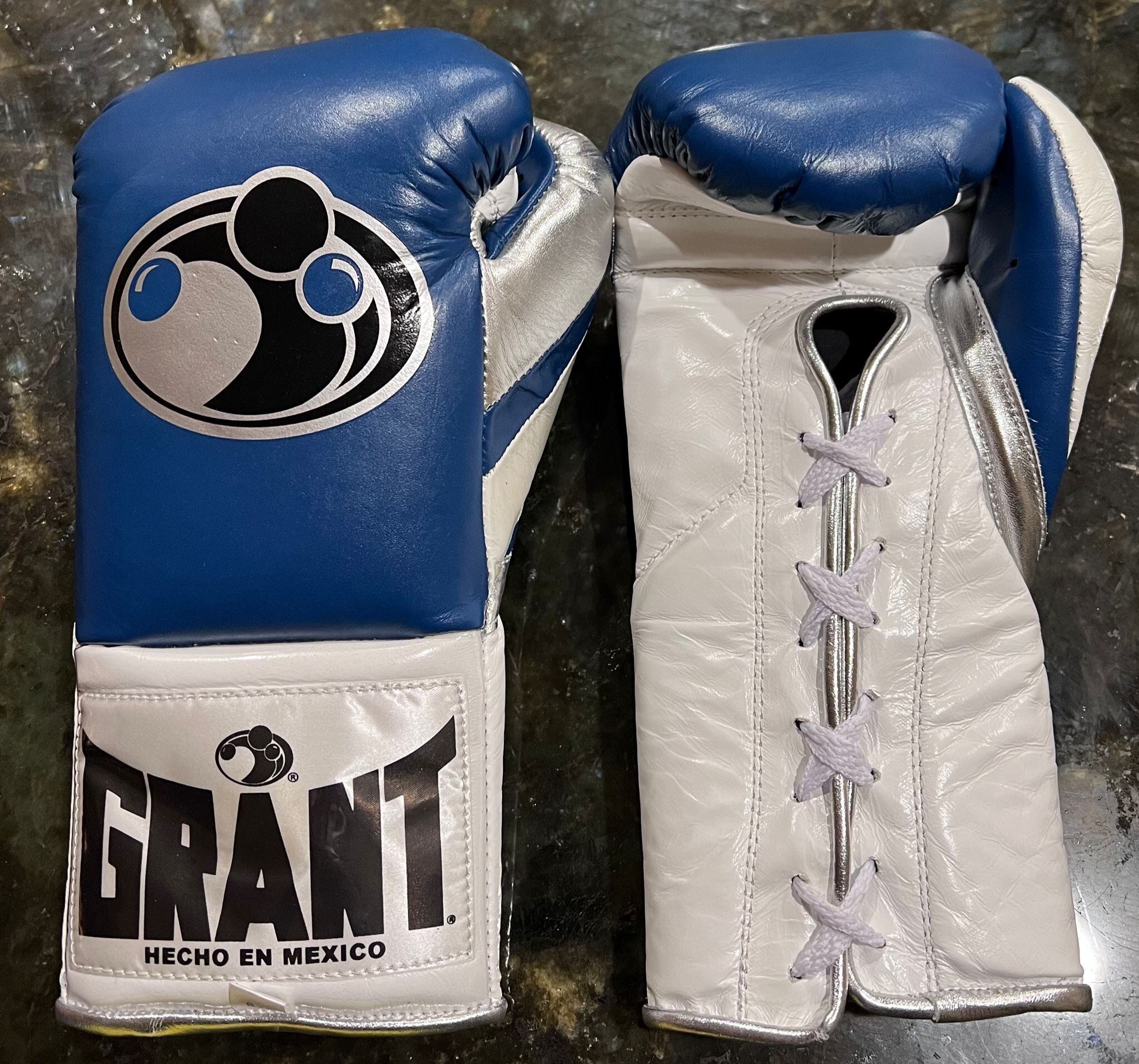 Grantグラントプロファイトグローブ ブルー プラチナ ホワイト ボクシング格闘技専門店 Oldrookie