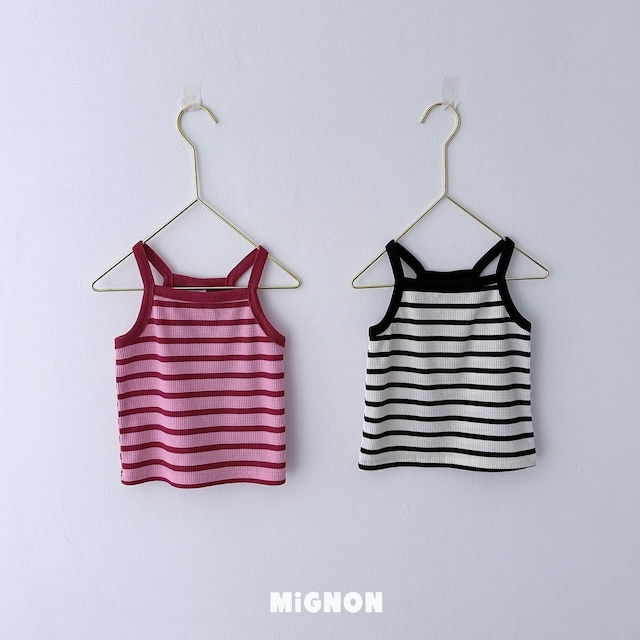 【取寄】mignon|gelato sleeveless tee|ジェラートノースリーブT|XS-JM|kids&jr|26 summer