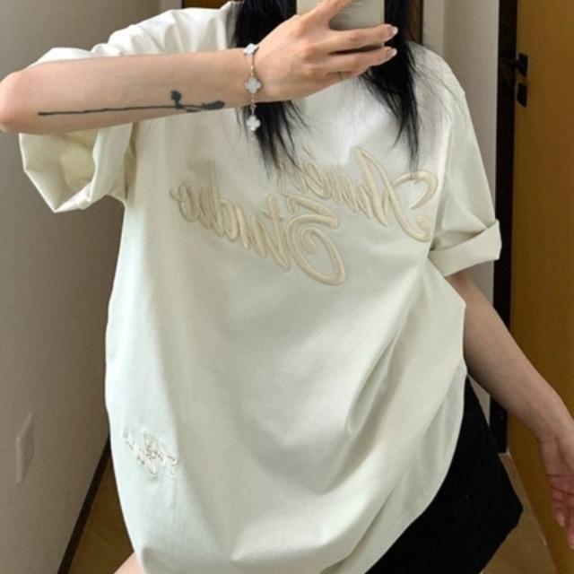 Unisex Chick Simple Casual Short sleeve Tshirt 125354