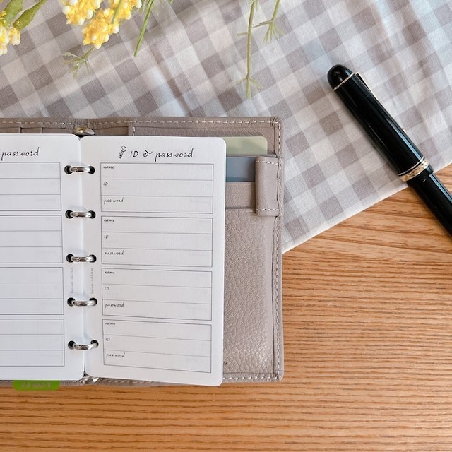 マイクロ5サイズ/ID&パスワードリフィル