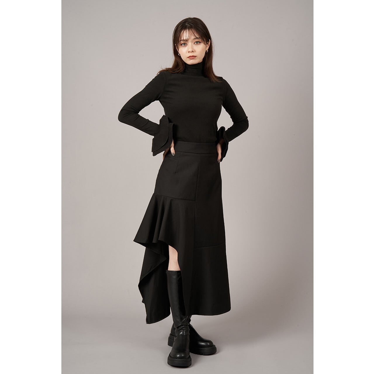 スカート asymmetry flare skirt Asymmetry Flare Skirt | HEENIE HEENIE 公式オンラインストア