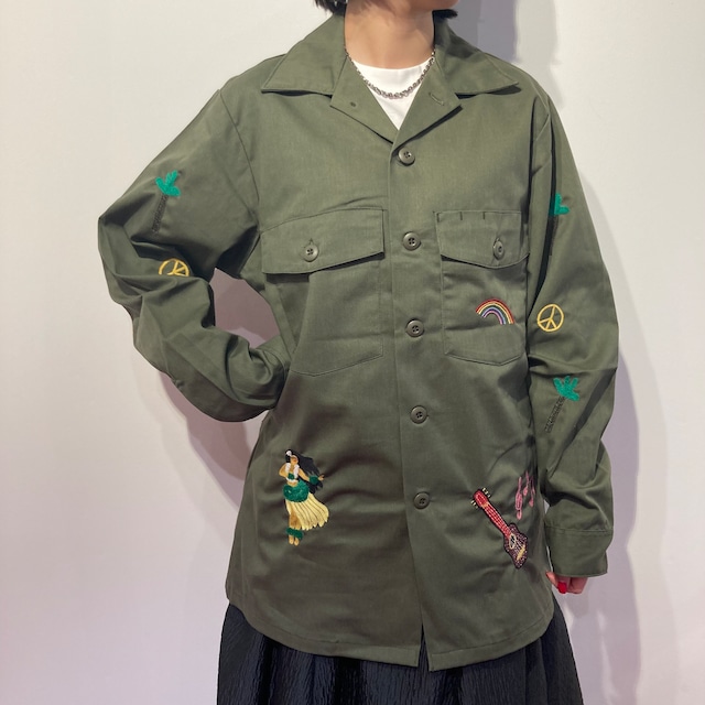 Tribu-To×SAKAN LES YEUX　MILITARY JACKET　Hawaii