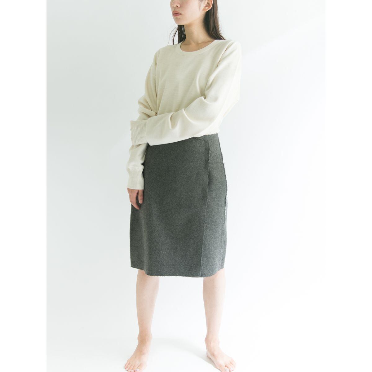 【CELINE】Made in Italy wool skirt（イタリア製 オールド セリーヌ 18AW ウールスカート）11b