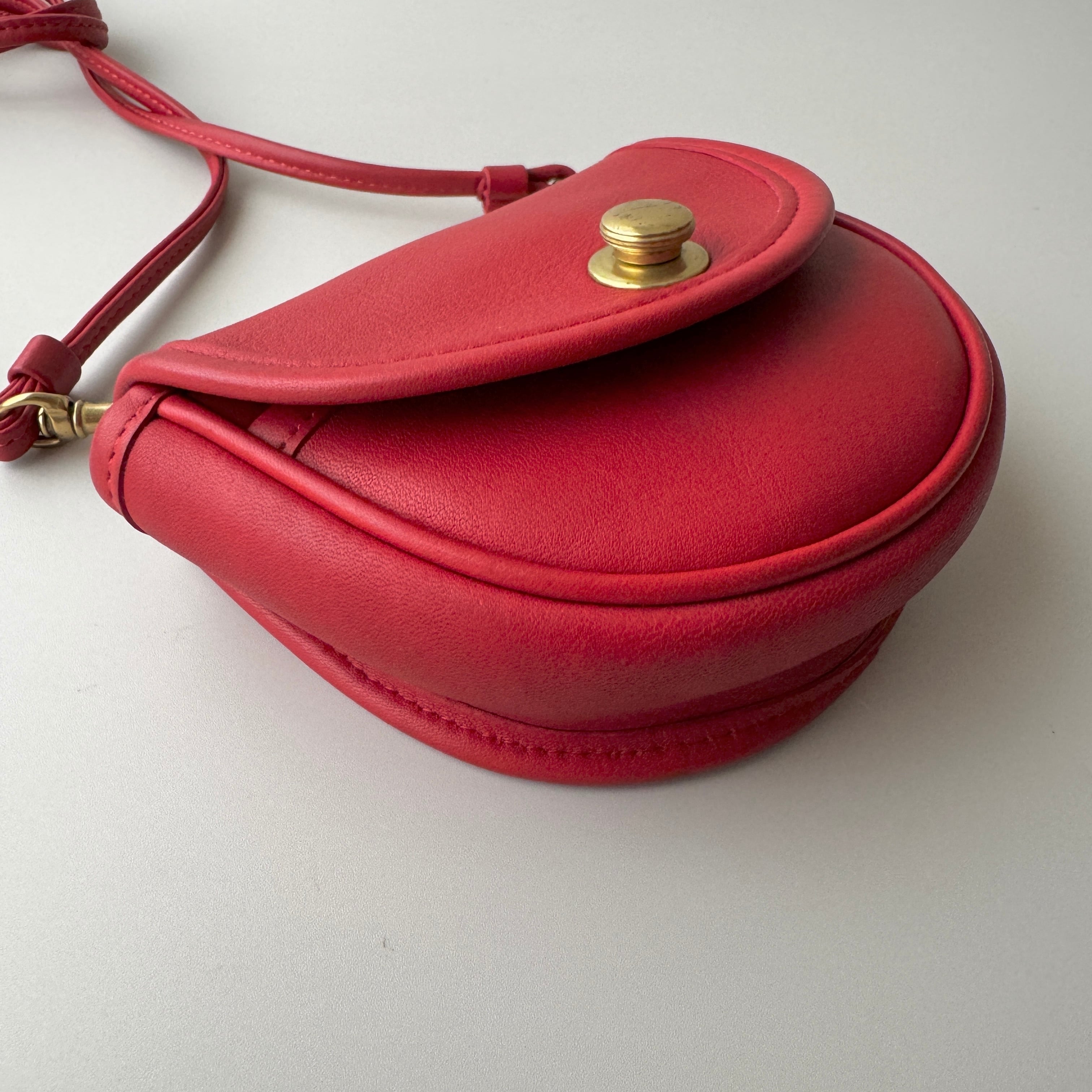 未使用保管品 vintage coach old porch ポーチ 赤 Vintage Coach NYC Red Zippered Pouch - Etsy