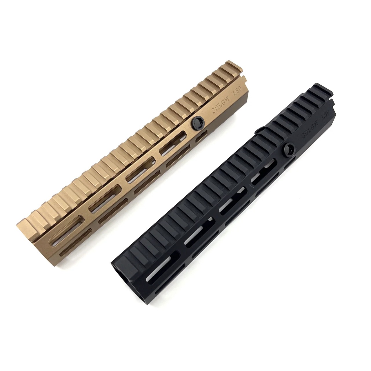 Airsoft Artisan SOLGWタイプ L89 DRIVE LOCK M-LOK ハンドガード 9.75インチ BK/DE AEG/MWS/GBB/PTW