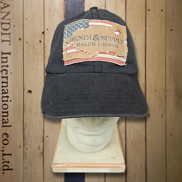 ＊Denim &Supply   Ralph Lauren Cap（Black)＊ - メイン画像