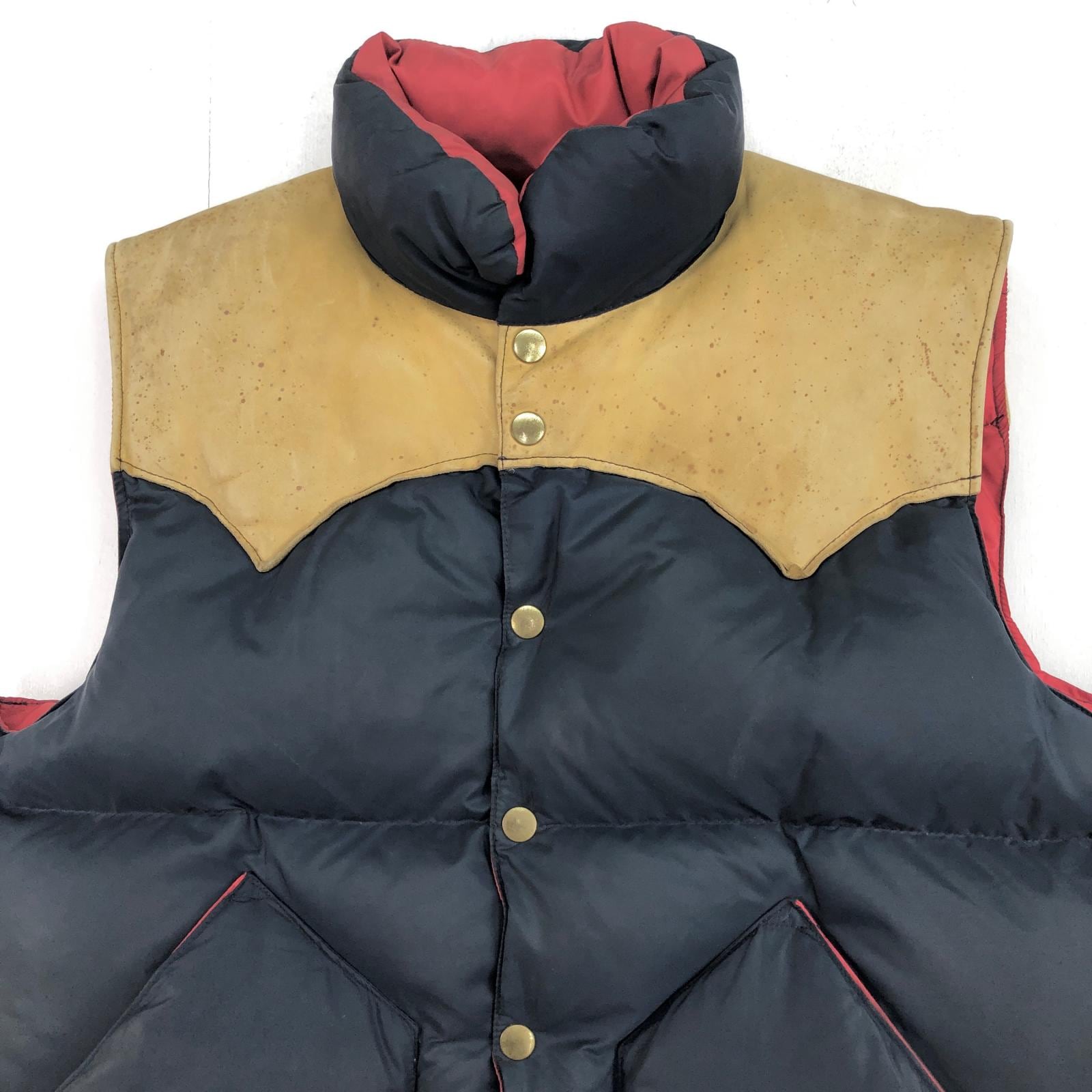ROCKY MOUNTAIN ロッキーマウンテン 70年代 DOWN VEST ヨーク切り替え