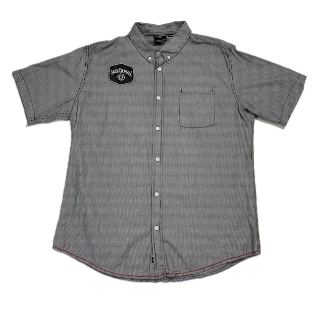 11200 Jack Daniel's 半袖シャツ ストライプシャツ XL