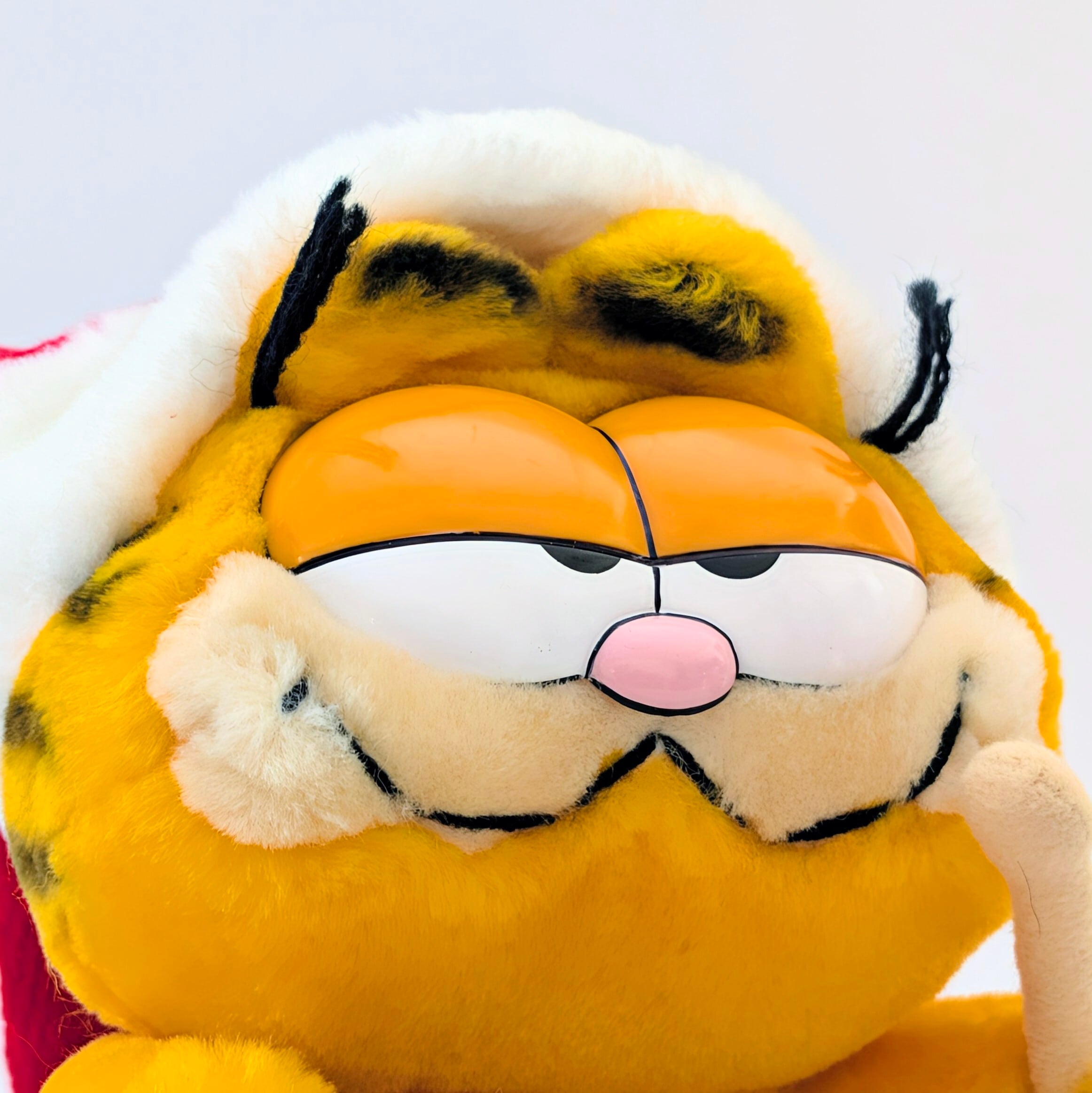 ☆ VINTAGE 1988 ☆【 Garfield ( ガーフィールド ) 】『 Garfield HAPPY HOLIDAYS DRUMMER ガーフィールド ハッピーホリデー ドラマー』ガーフィールド10周年記念限定 / ぬいぐるみ / プラッシュ / plush / 1980年代年製 〚アメリカン雑貨 アメトイ〛