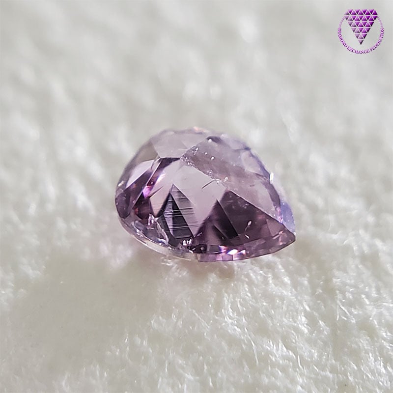 0.126ct  SI-2 FANCY LIGHT PINK PURPLE