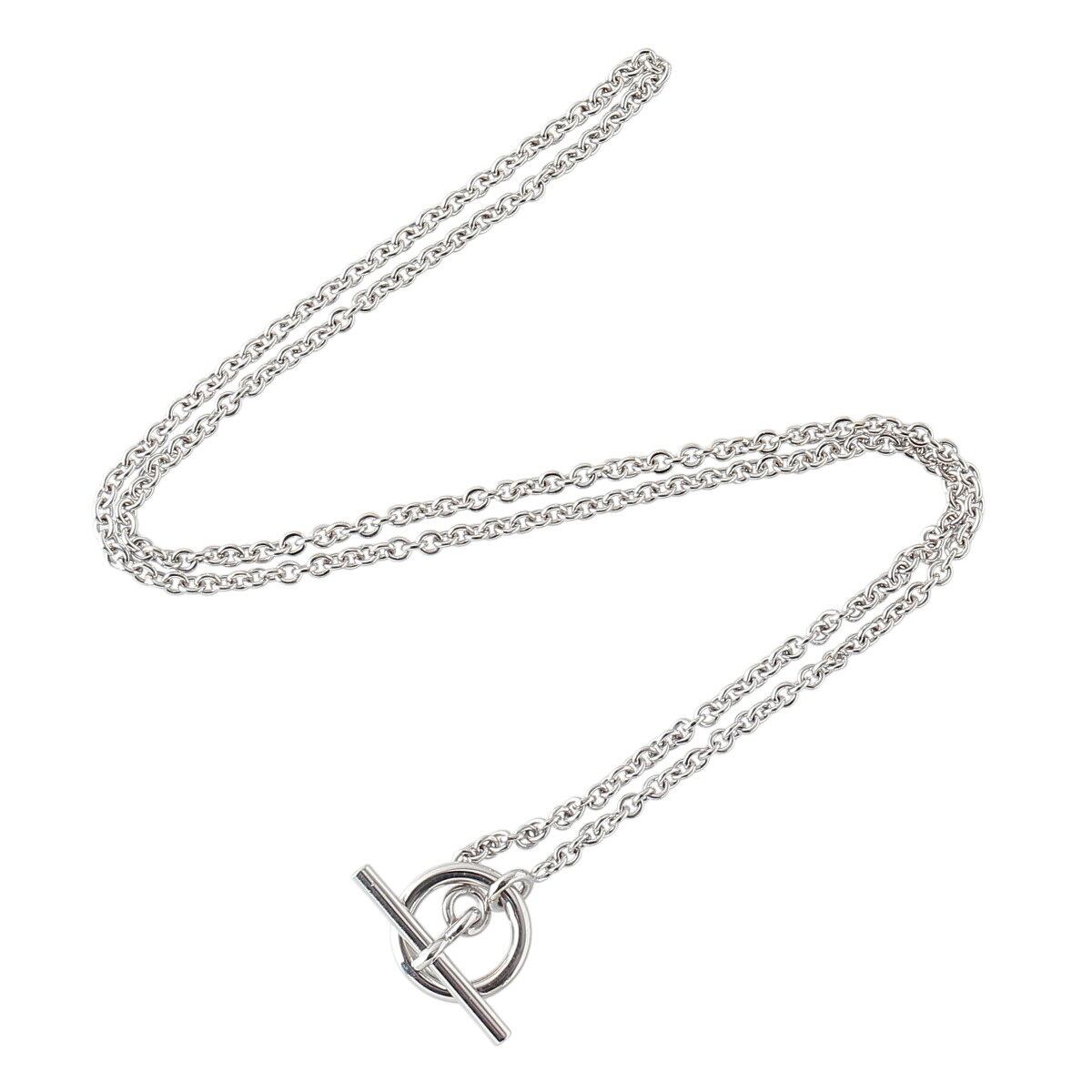 エルメス シェーヌダンクル エシャペ チェーン ネックレス【23353】 エルメス シェーヌダンクル エシャペ チェーン ネックレス 39cm