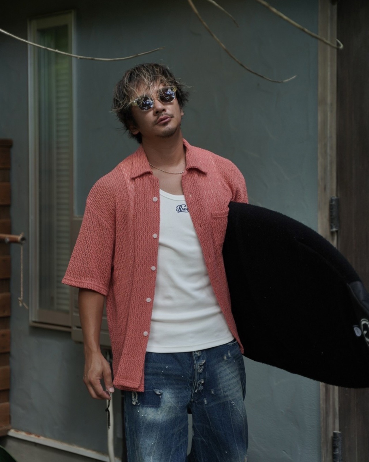 【#Re:room】MESH SHIRTS［RES121］