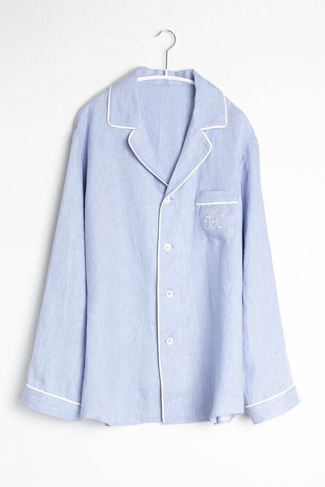 コットンリネンダンガリーのハッピィ e4c9b3155f093aaf817065b98a16c5