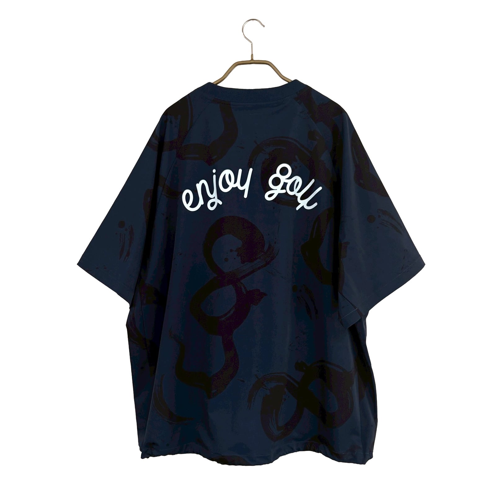 CALLIGRAPHY PATTERN S/S PISTE -NAVY- | 8G SHOOT WEBSTORE