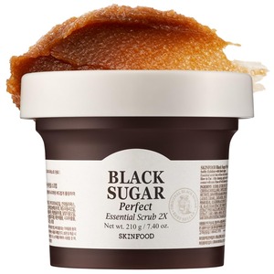 【在庫処分】スキンフード (SKINFOOD) ブラックシュガー パーフェクト エッセンシャルスクラブ2X(フェイススクラブ・洗い流すタイプ)