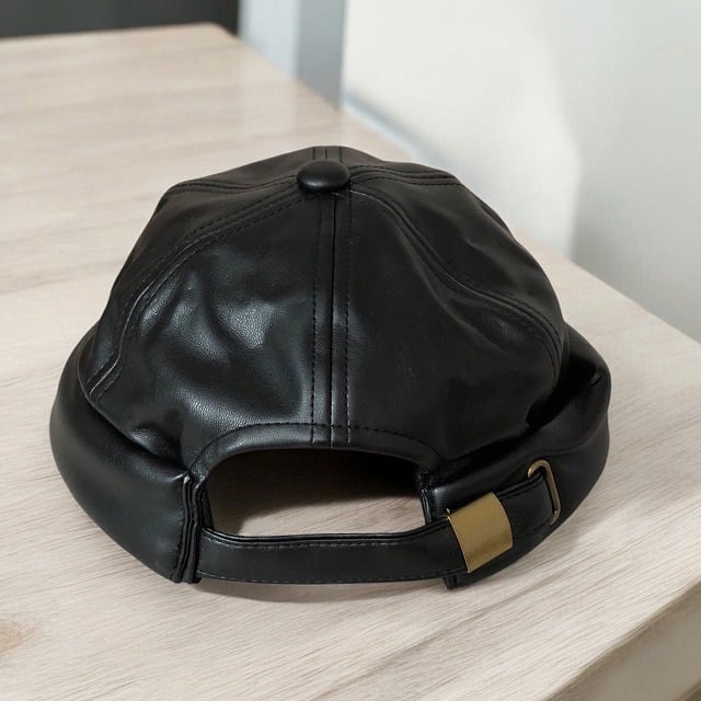 PUレザー フィッシャーマンキャップ PU LEATHER FISHERMAN CAP | 帽子