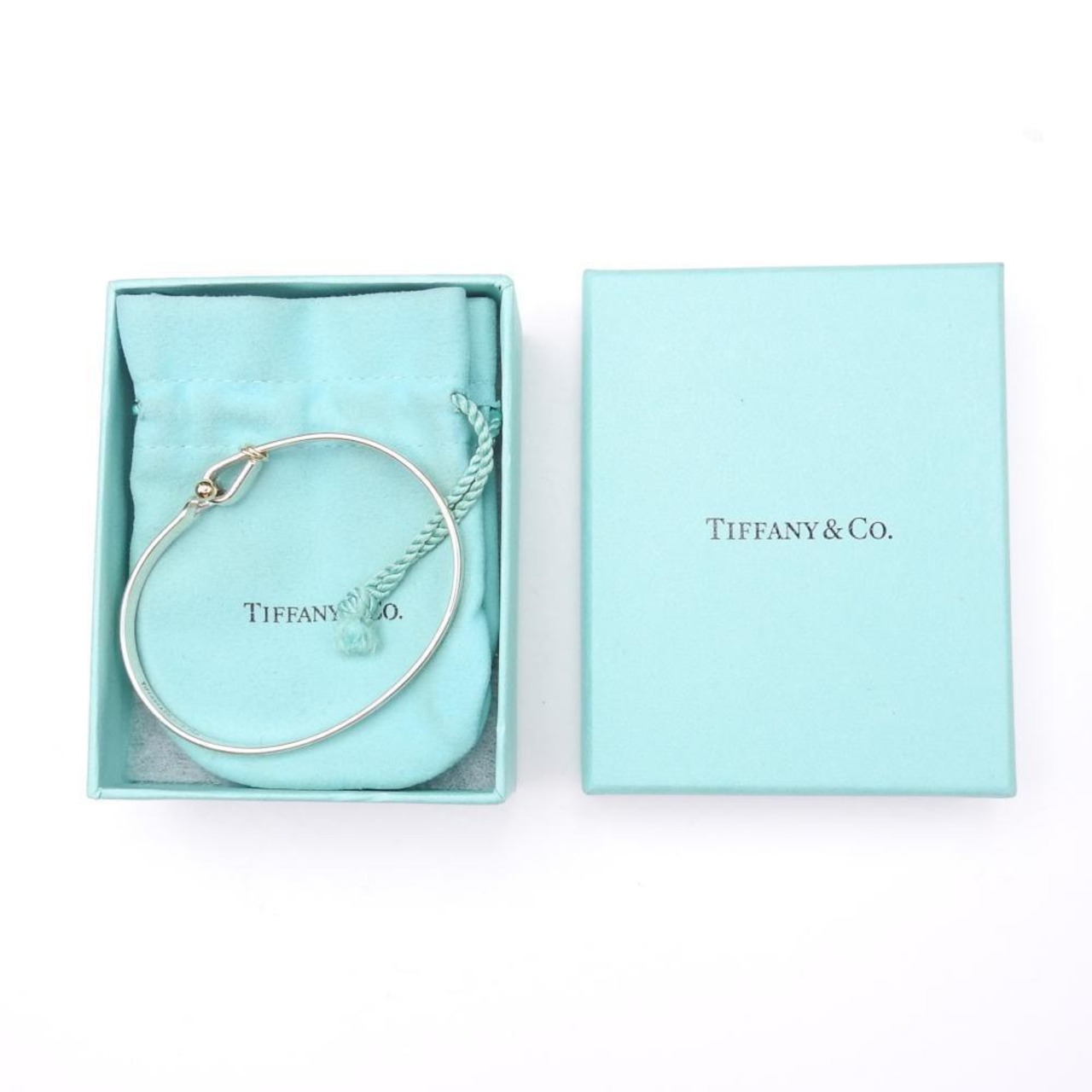 ティファニー フック＆アイ 指輪 750 925 シルバー イエローゴールド  