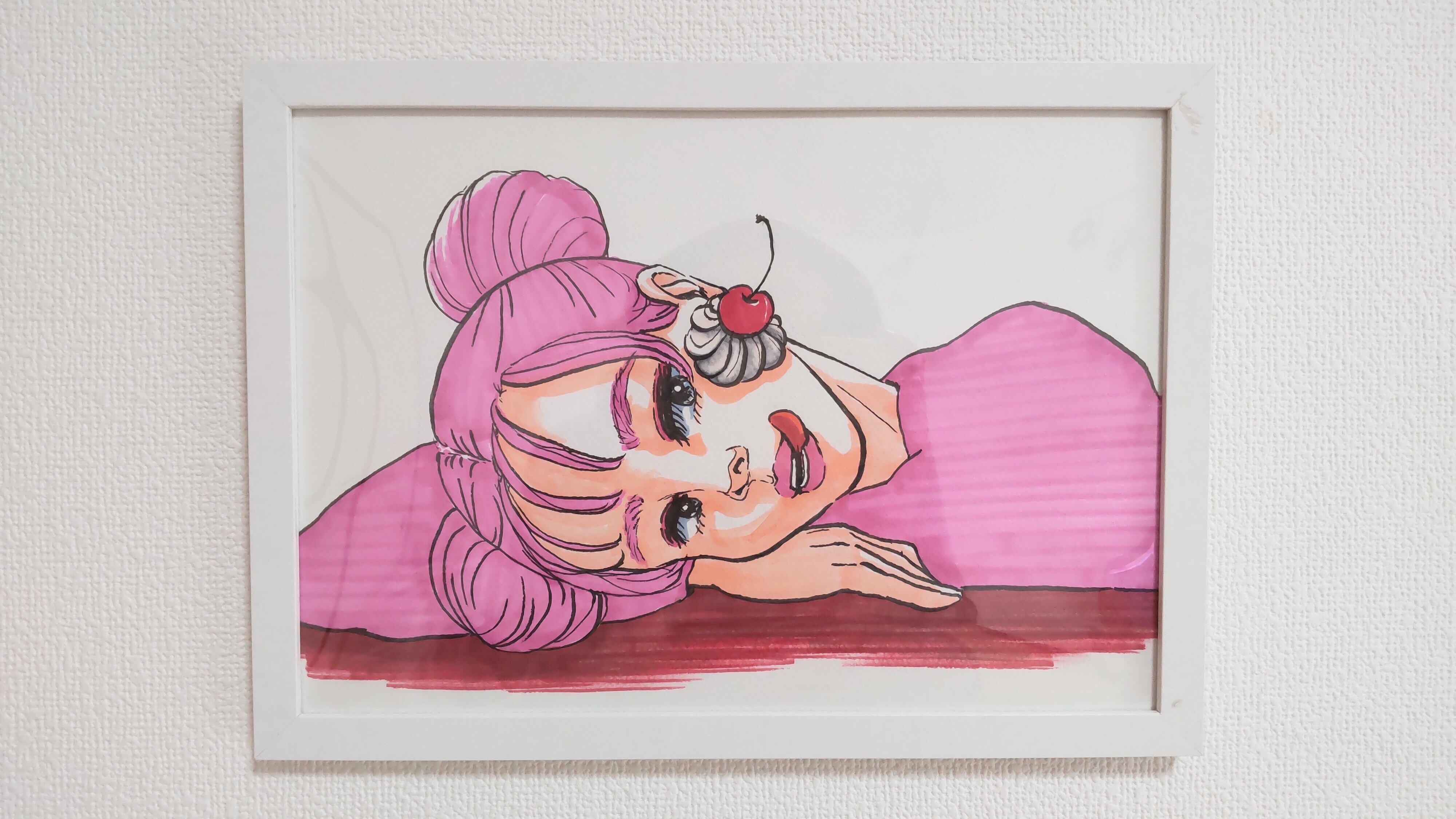 手描きイラスト】あと少しで届きそう | momocollection