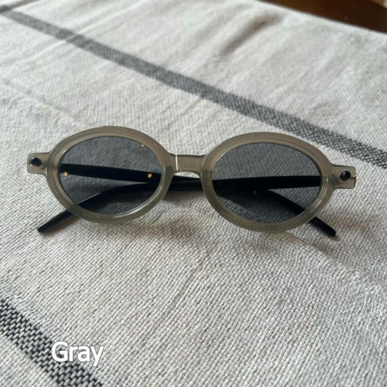 TOPANGA Accessory Bicolor oval Sunglasses 5Color バイカラーオーバルサングラス 5色 サングラス オーバル プレゼント