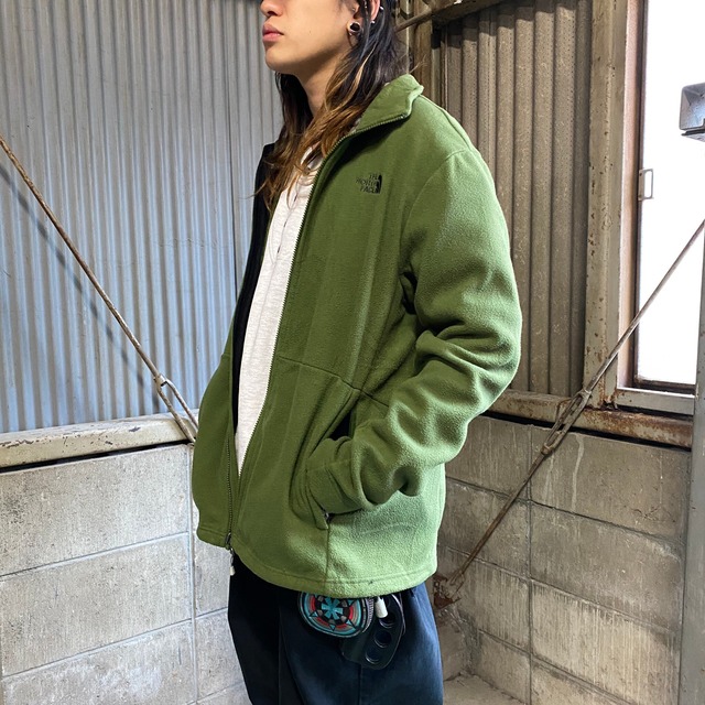 THE NORTH FACE ザ ノースフェイス フリースジャケット メンズL 古着 