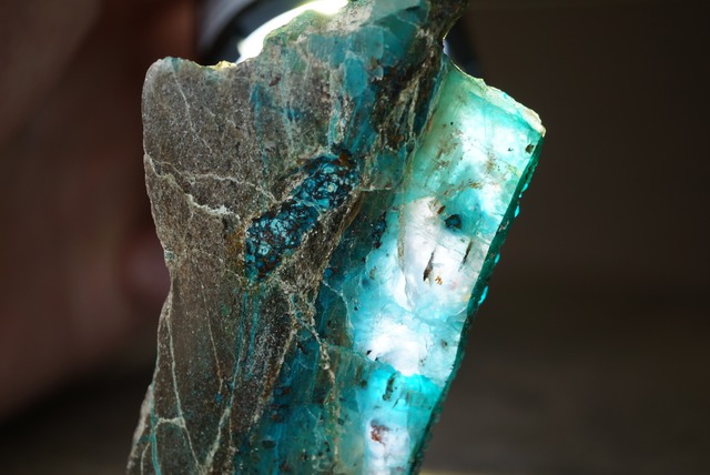 オーストラリア産クリソコラ/マラカイト/キュプライト/クォーツ Chrysocolla/Malachite/Cuprite/Quartz 1541