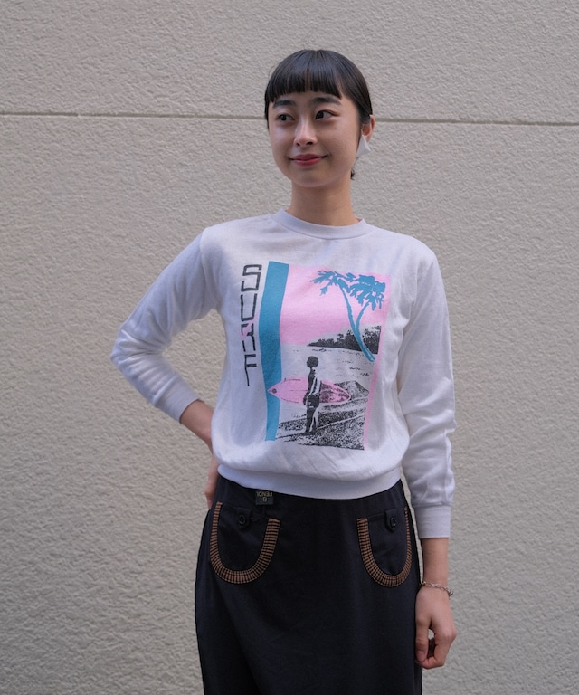 【送料無料】80's boys surf sweatshirt