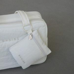 【予約】[ OHDIBS ] Mini Cube Pouch｜Vanilla