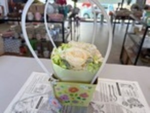 アートバッグ　ソープフラワーブーケ