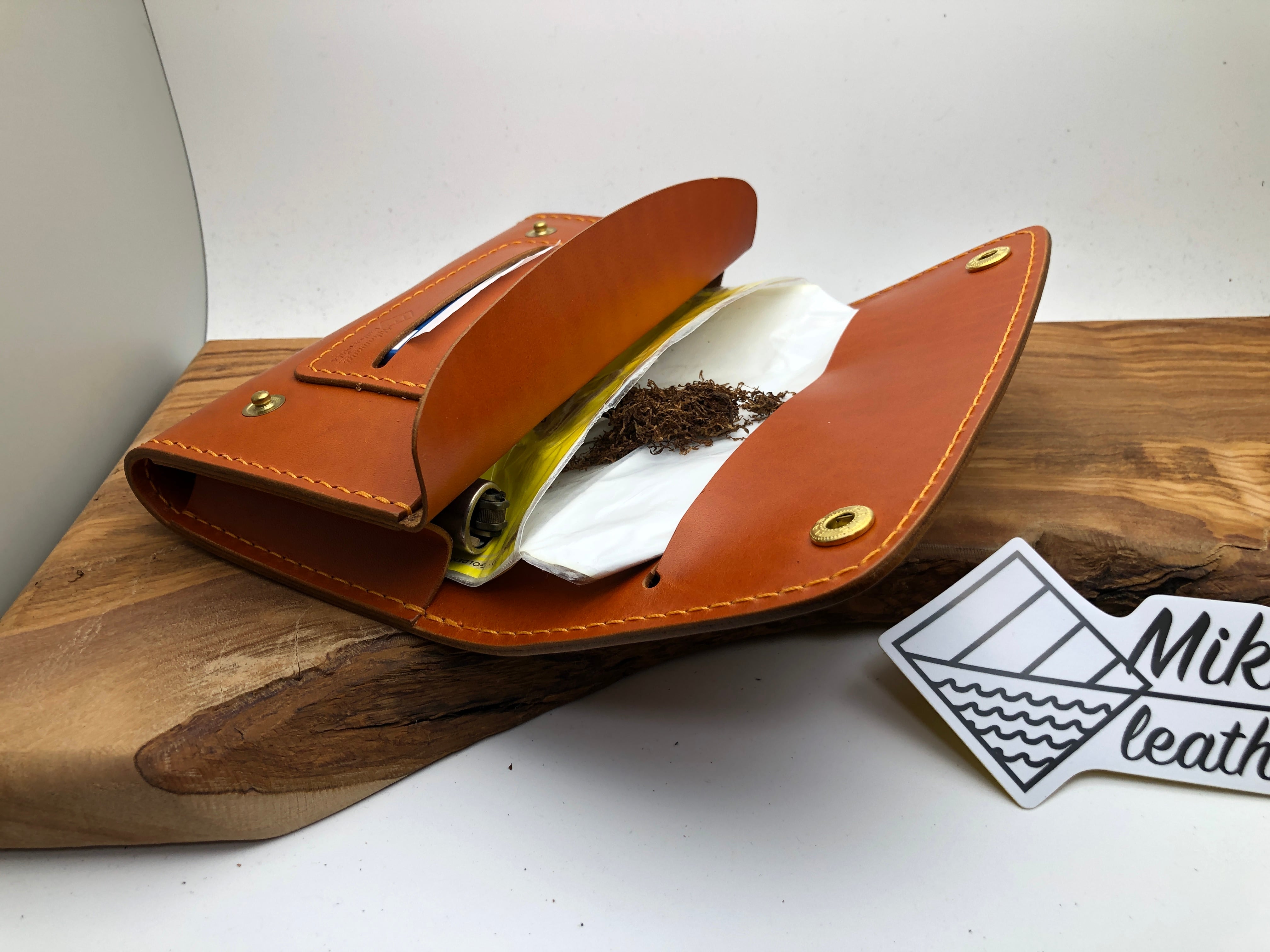 シャグポーチ 手巻きタバコ ポーチ | mikawaya leather works