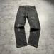 【W34 L34】 メキシコ製 usa levi's 先染ブラック 501xx