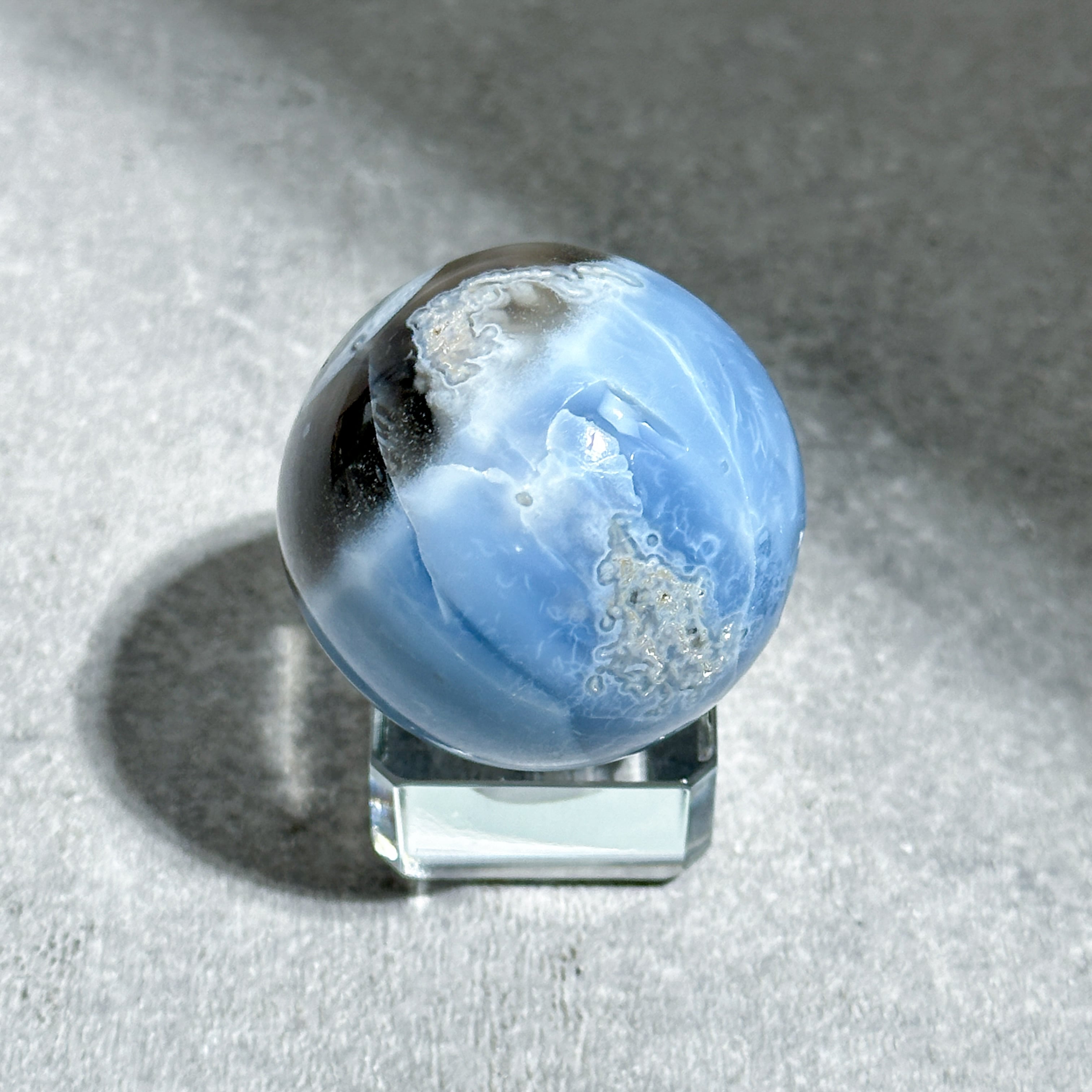 ブルーオパール スフィア33◇ Blue Opal ◇ 天然石・鉱物