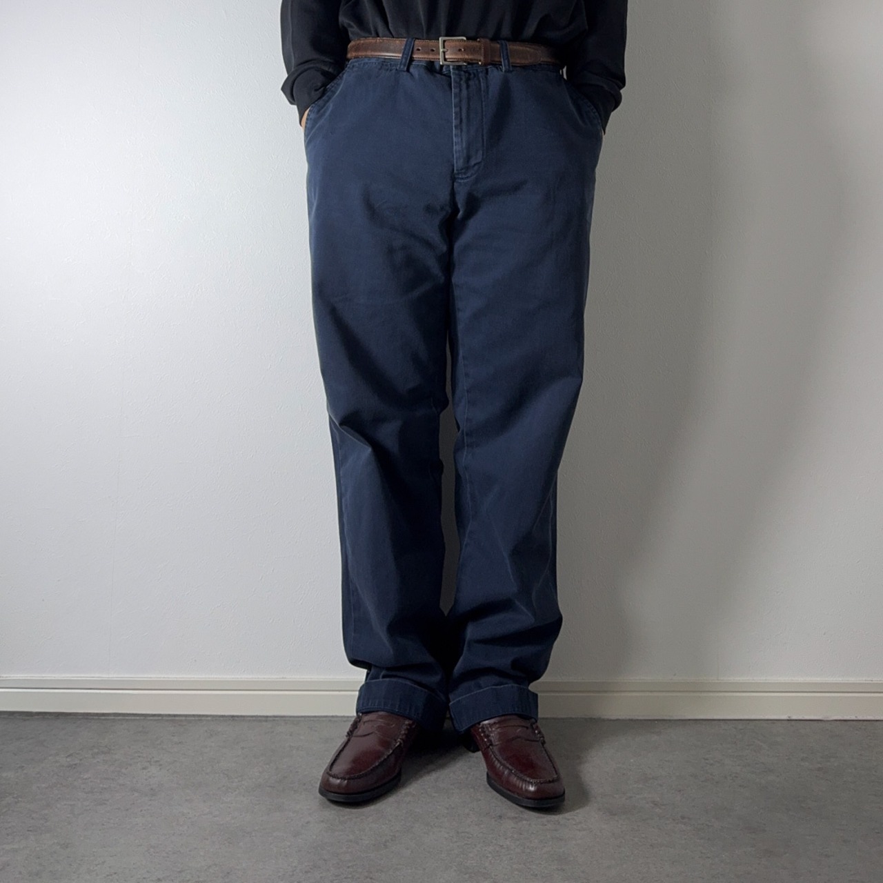 Polo by Ralph Lauren POLO CHINO "PRESTON PANT" navy W34L32相当 古着 - 15