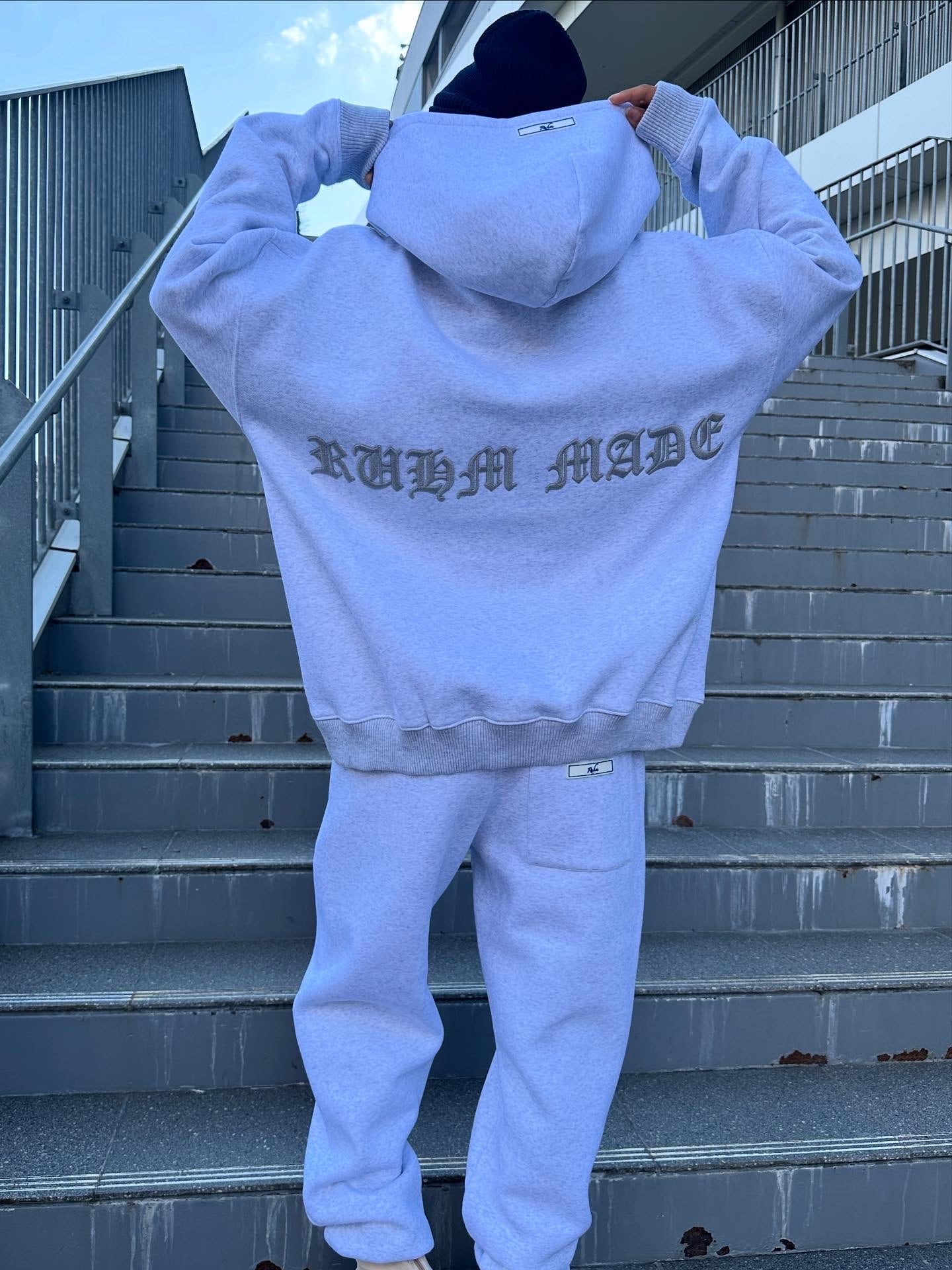 Ruhm3Dリフレクター刺繍バックロゴセットアップ | Ruhm