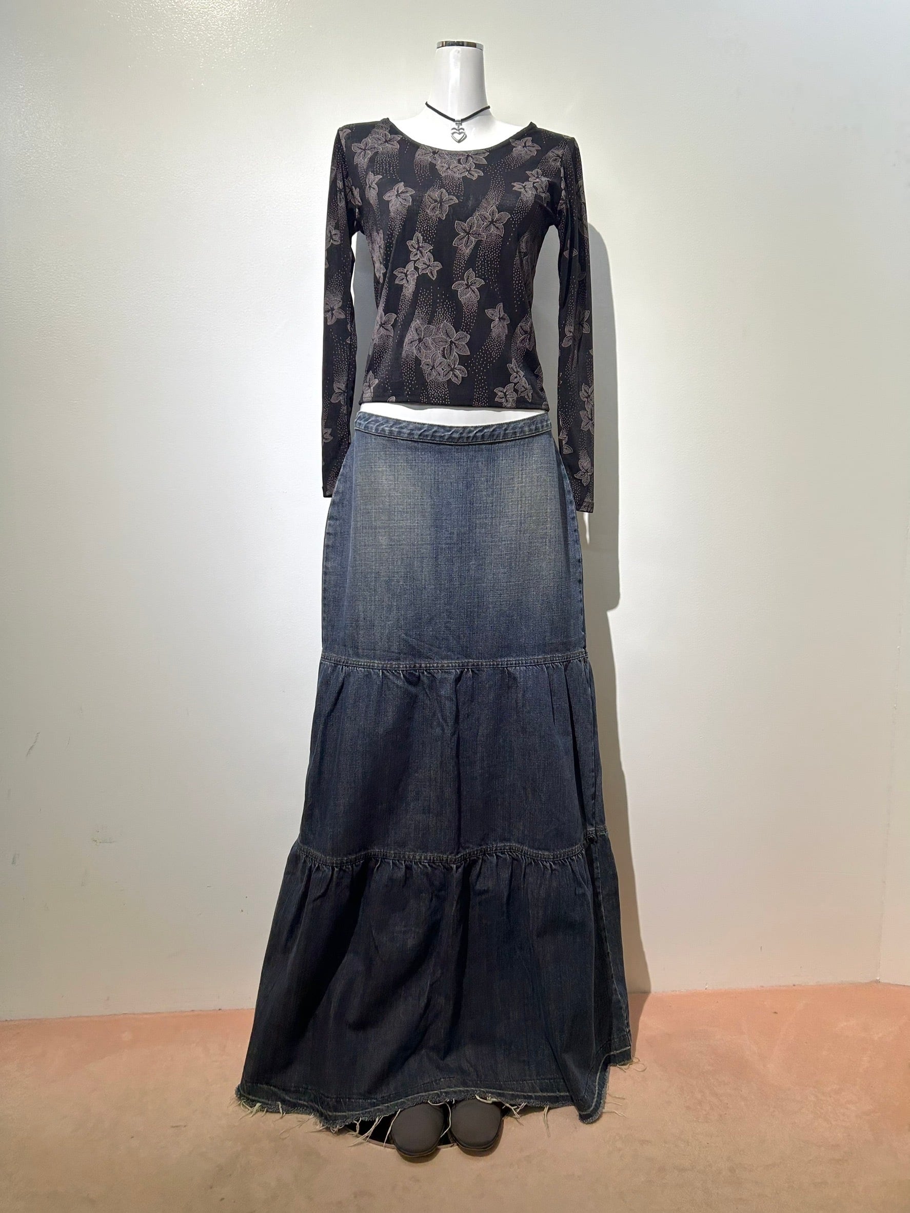 Denim skirt