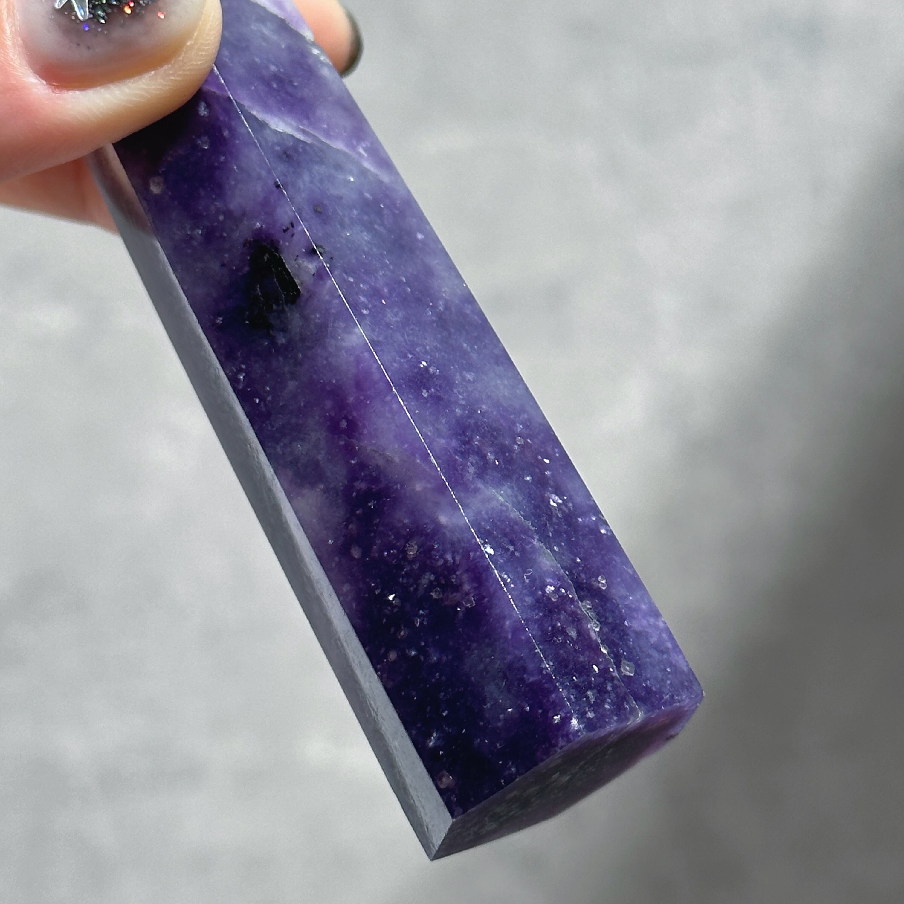 レピドライト タワー型53◇Lepidolite◇天然石・鉱物・パワーストーン