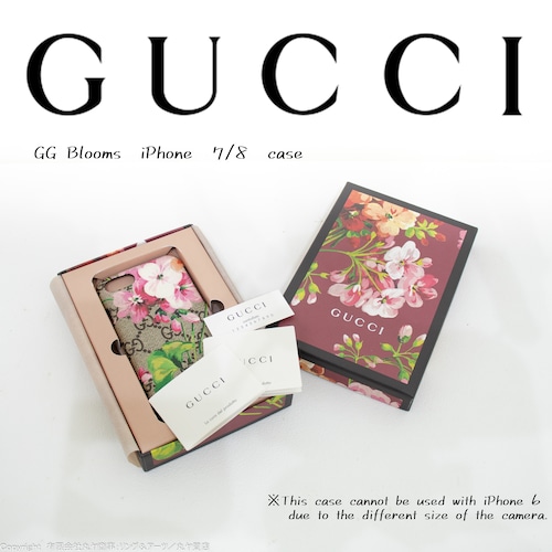 グッチ:〔GGブルームス〕iPhone 7/8 ケース（iPhoneケース/アイフォンケース/アイフォーンケース/アイホンケース）/474578型/GUCCI GGBlooms iPhone 7/8 case