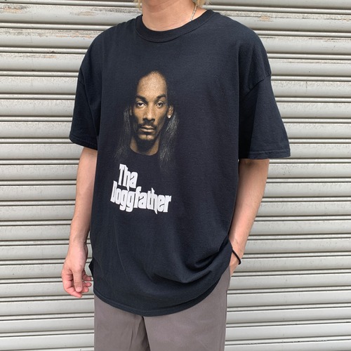 スヌープドッグ ザ•ドッグファザー ラップTシャツ アルバムジャケ写 黒 XL