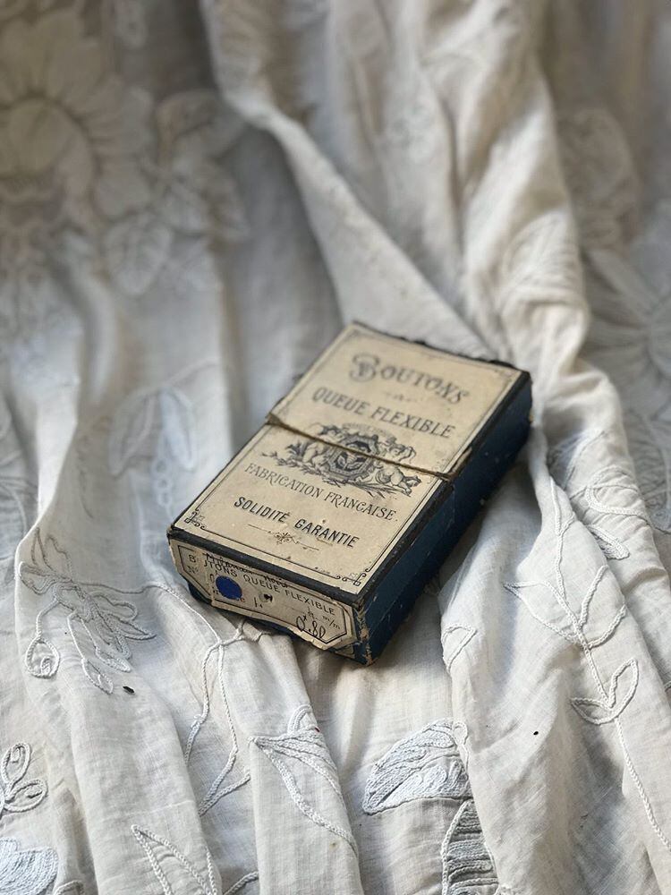 フレンチアンティーク ボタンボックス | hazel anne btdafa