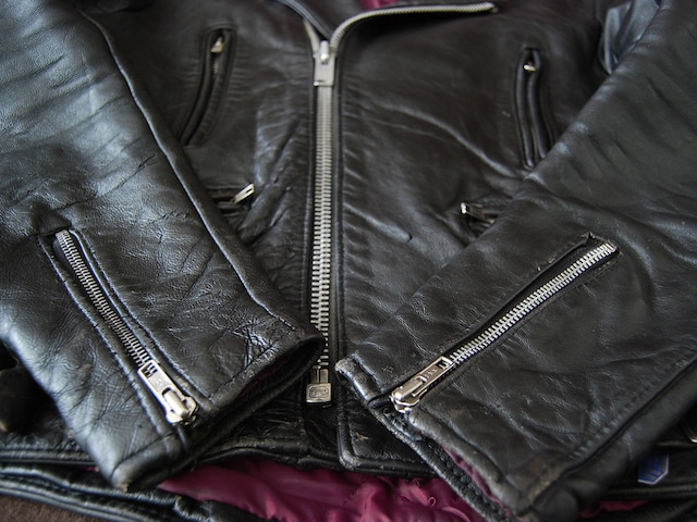 70's "TT Leathers" UK ダブルライダースジャケット