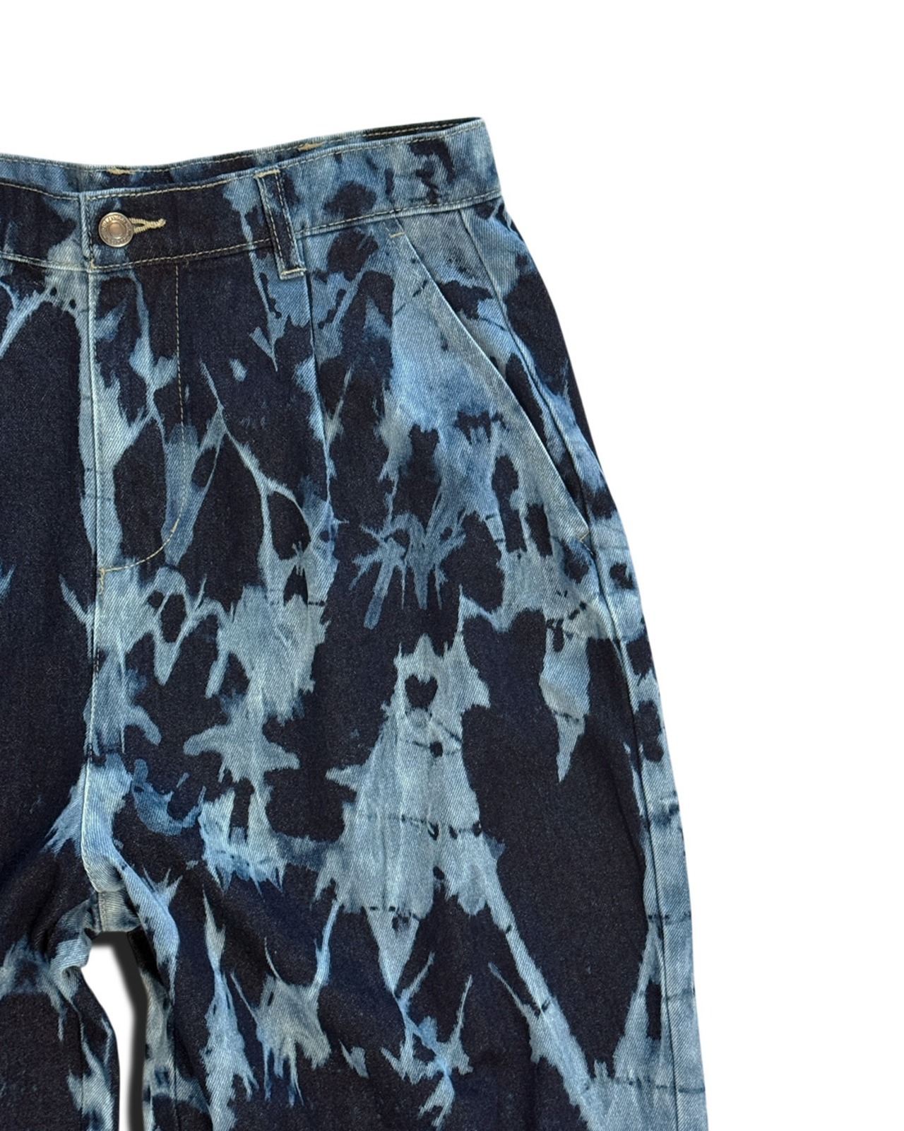 【1着限定販売】ブリーチタイダイデニムパンツ 氷柱 Tsurara