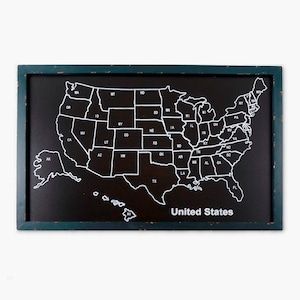 STATES MAP BLACKBOARD