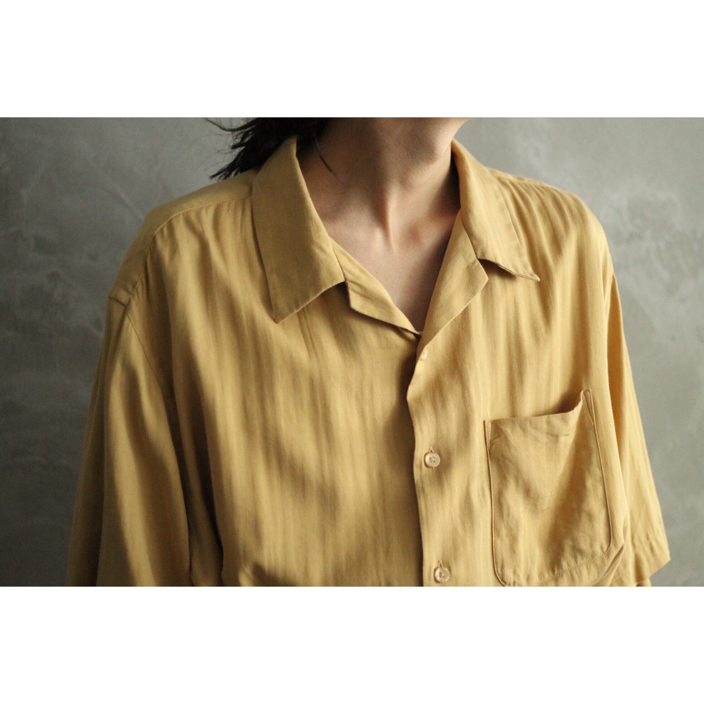 PERRY ELLIS S/S シルクオープンカラーシャツ 【OT-1313】 | cv