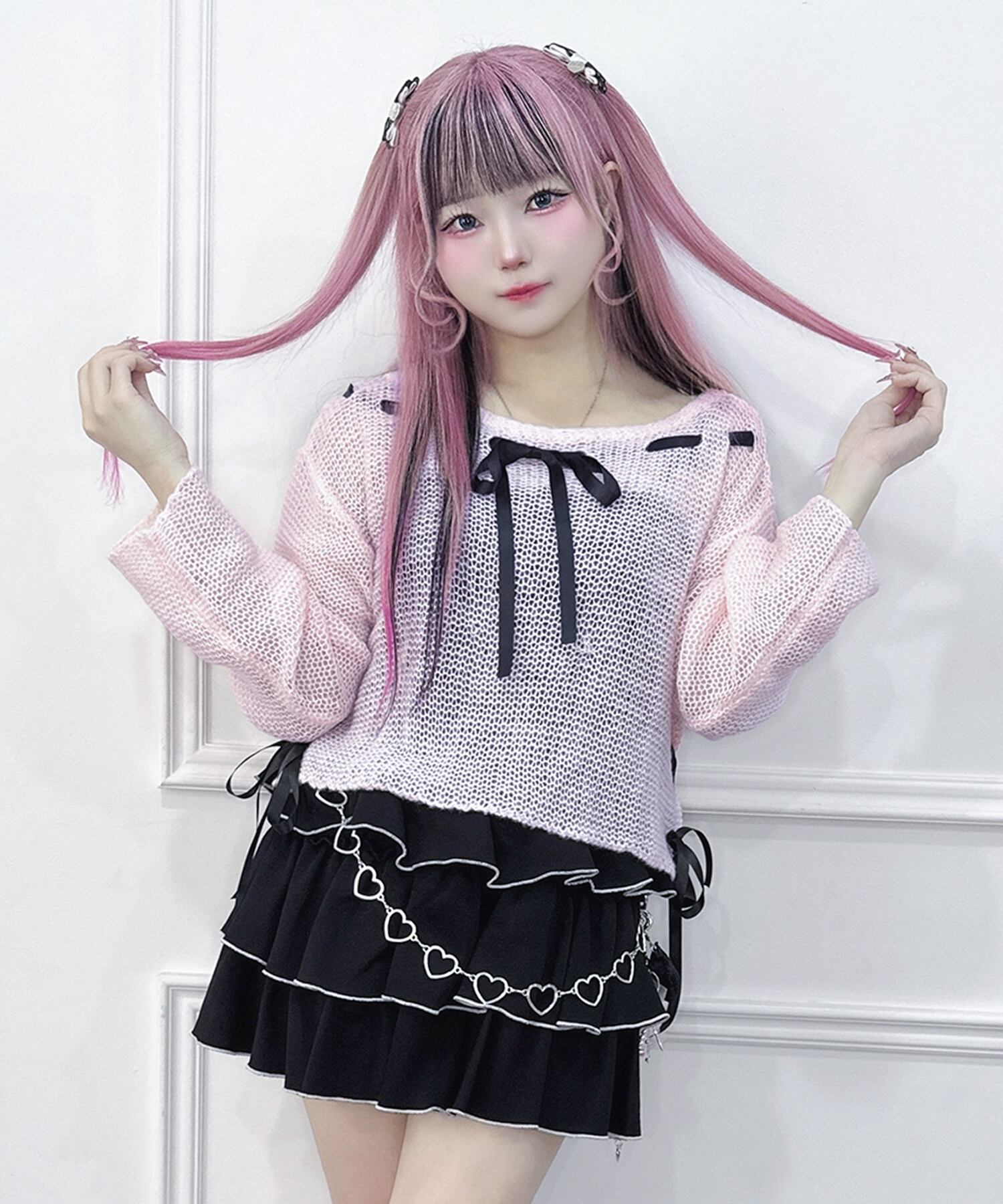 4/19まで＊ 新品 ＊ Magia Charm リボンパフスリーブカットソー 4/19まで＊ 新品 ＊ Magia Charm リボンパフスリーブカットソー - メルカリ