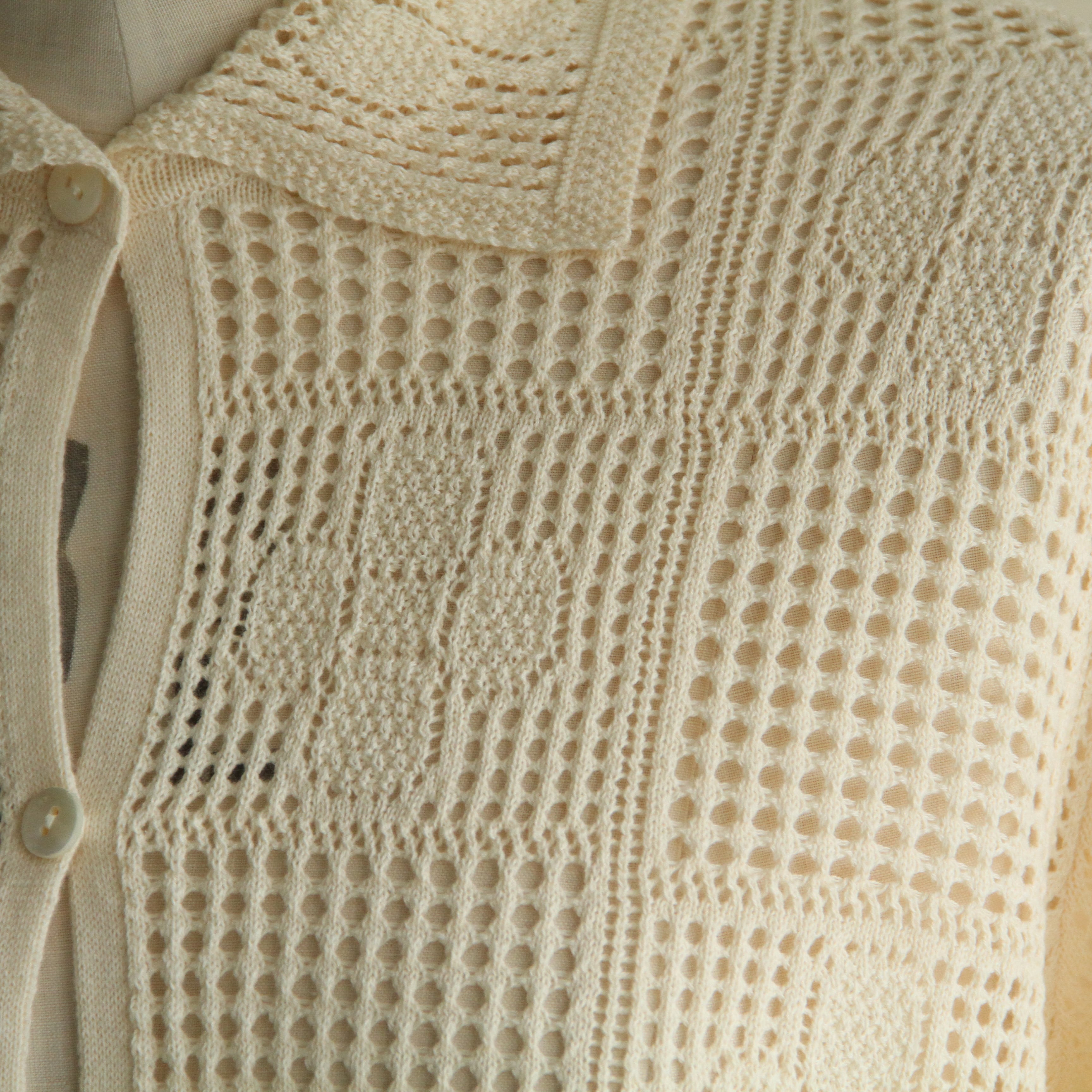 【PHEENY】Cotton Lace Stitch Cardigan PHEENY Cotton lace stitch cardigan | Terminal